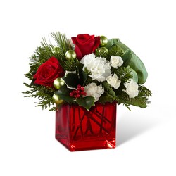 The Merry & Bright Bouquet from Visser's Florist and Greenhouses in Anaheim, CA